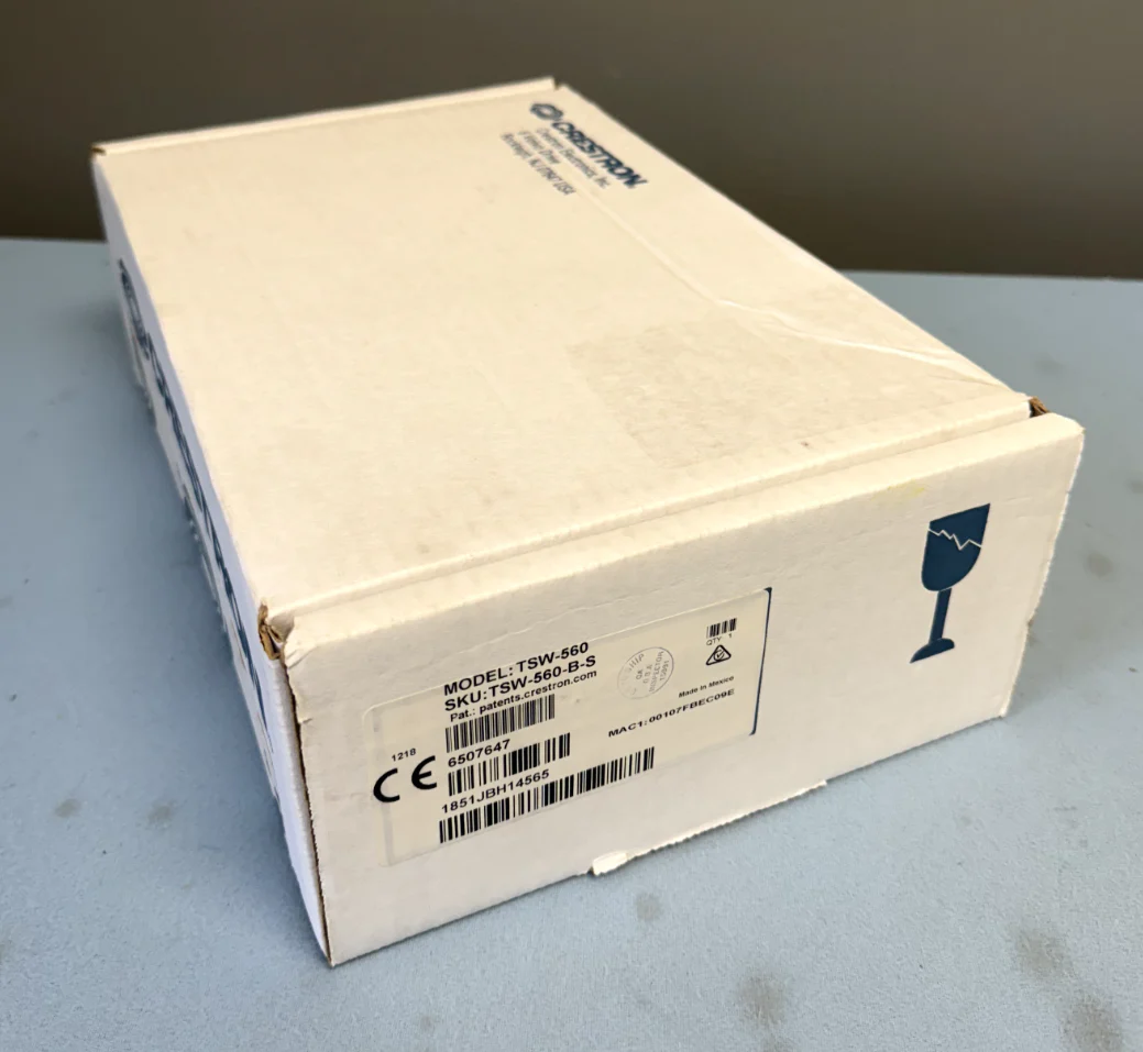 Crestron TSW-560-B-S 5 in. Touch Screen, Black Smooth 6507647 NEW