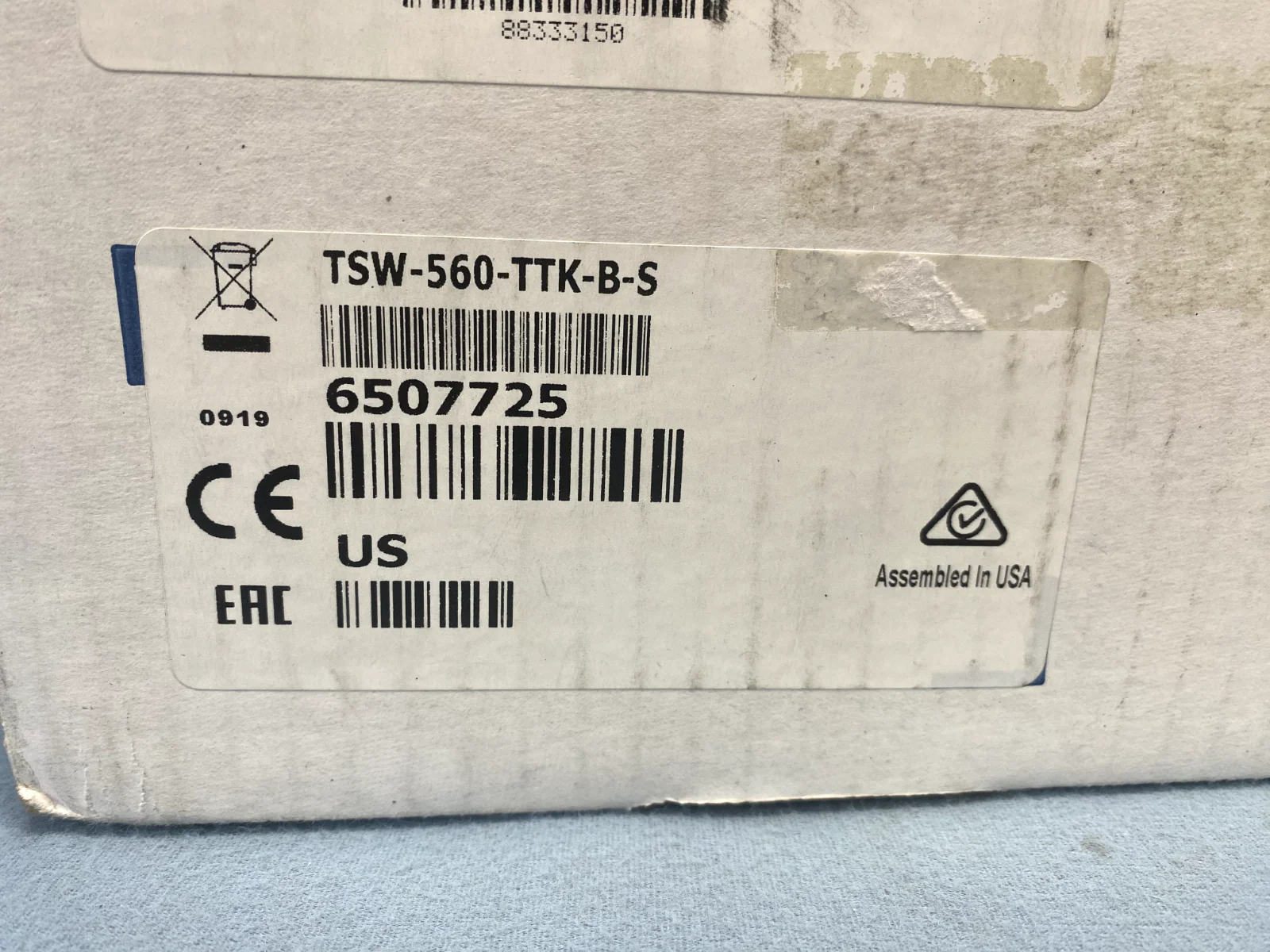Crestron TSW-560-TTK-B-S Tabletop Kit for TSW-560, Black Smooth 6507725