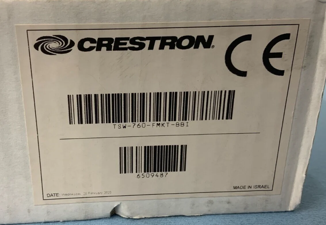 Crestron TSW-760-FMKT-BBI Back Box for TSW-750/752/760 Flush Mount Kit, 6509487 - Image 2