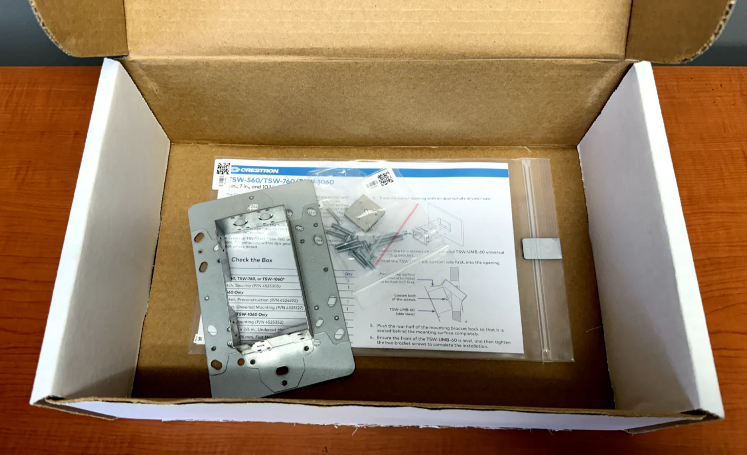 Crestron TSW-760-W-S 7 in. Touch Screen, White Smooth 6507650 - Image 4