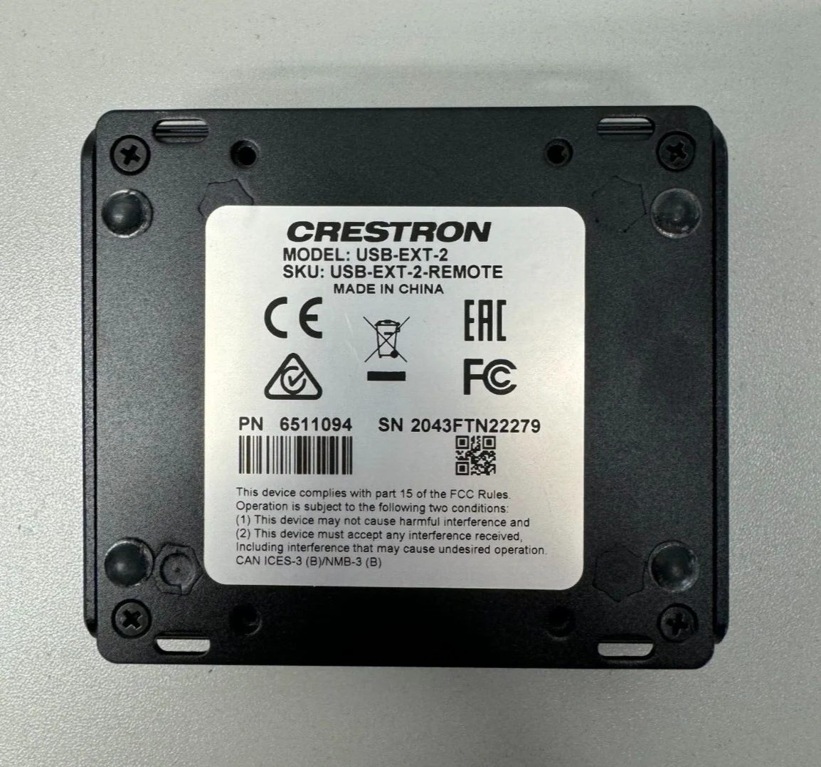 Crestron USB-EXT-2 LOCAL And REMOTE USB over Twisted Pair Extender - Image 5