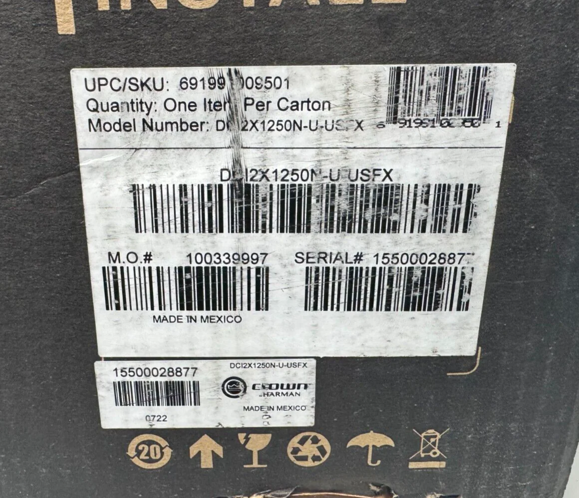 Crown DriveCore DCi 2|1250N Install Network Series Two-Channel 1250W Amplifier - Image 4