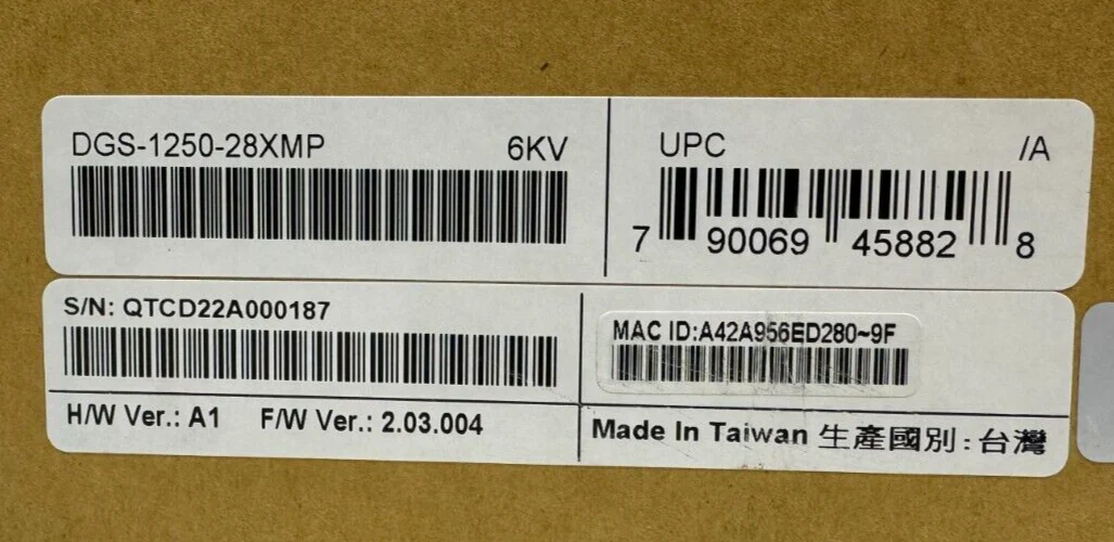 D-Link DGS-1250-28XMP 6KV 28-Port Gigabit Smart Managed PoE+ Switch - Image 4