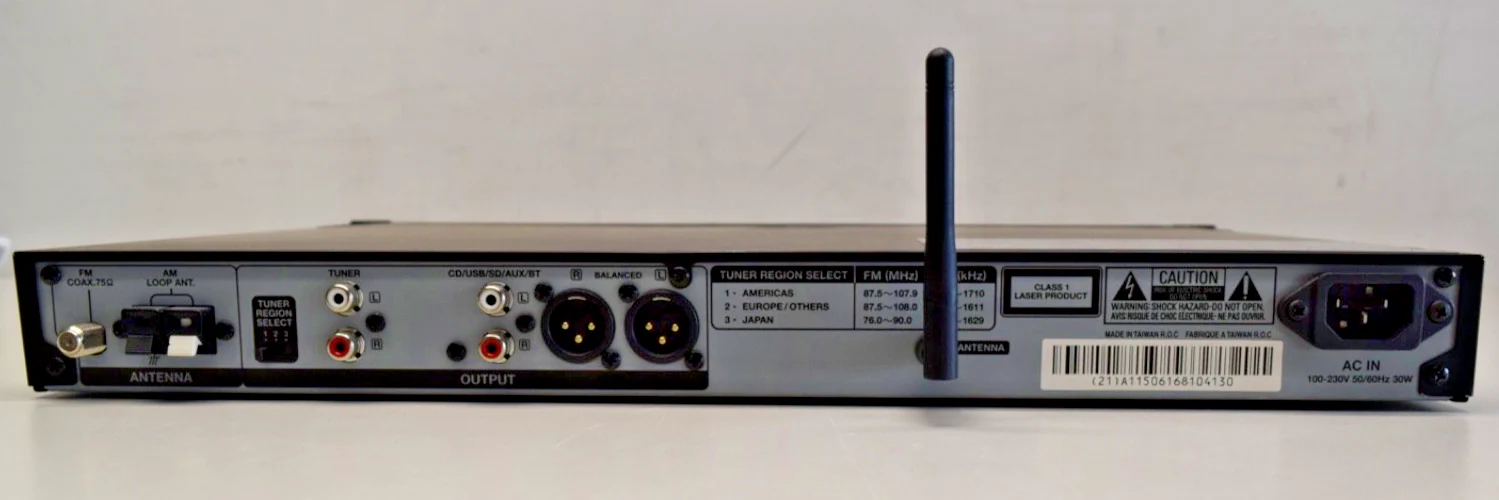 Denon DN-300Z CD/Media Player with Bluetooth Receiver and AM/FM Tuner - Image 3