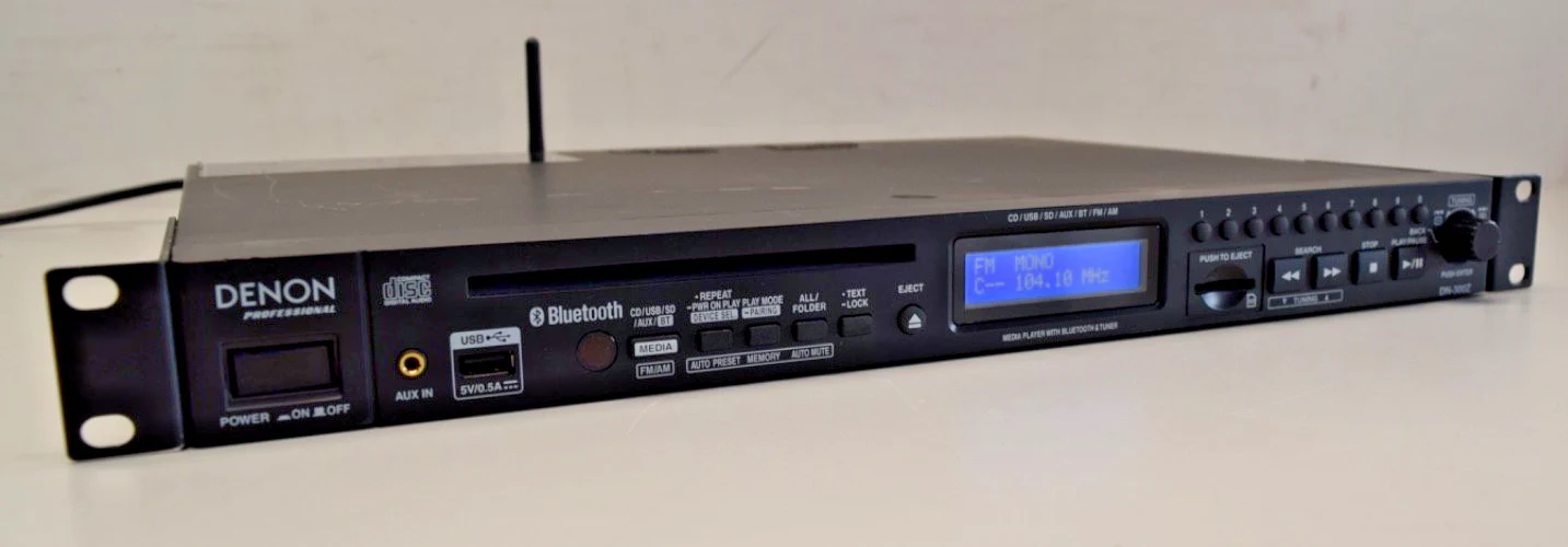 Denon DN-300Z CD/Media Player with Bluetooth Receiver and AM/FM Tuner - Image 2
