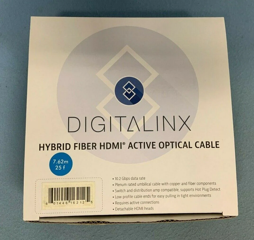 DigitaLinx DL-HFC-025F | 25ft Fiber HDMI Active Optical Cable w/Detachable Heads - Image 3