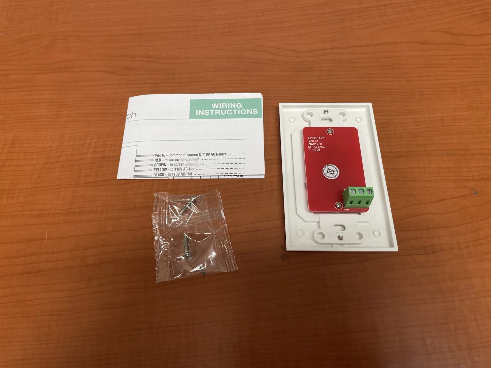 Draper 121225 LVC-S Wall Switch for LVC-IV - Image 3