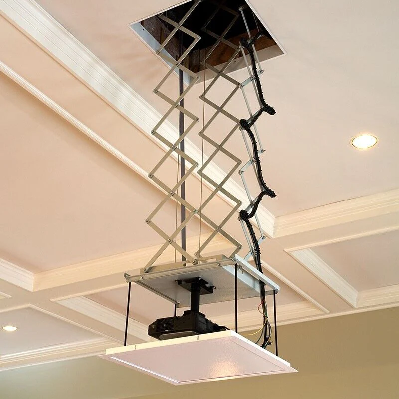 Draper Projector Scissor Lift SL12, 110 V 300278 Weight Capacity of 100 lbs NOB