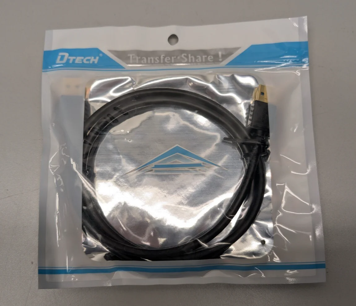 DTech 3ft USB 3.0 Male to Male High Speed Data Cable Black