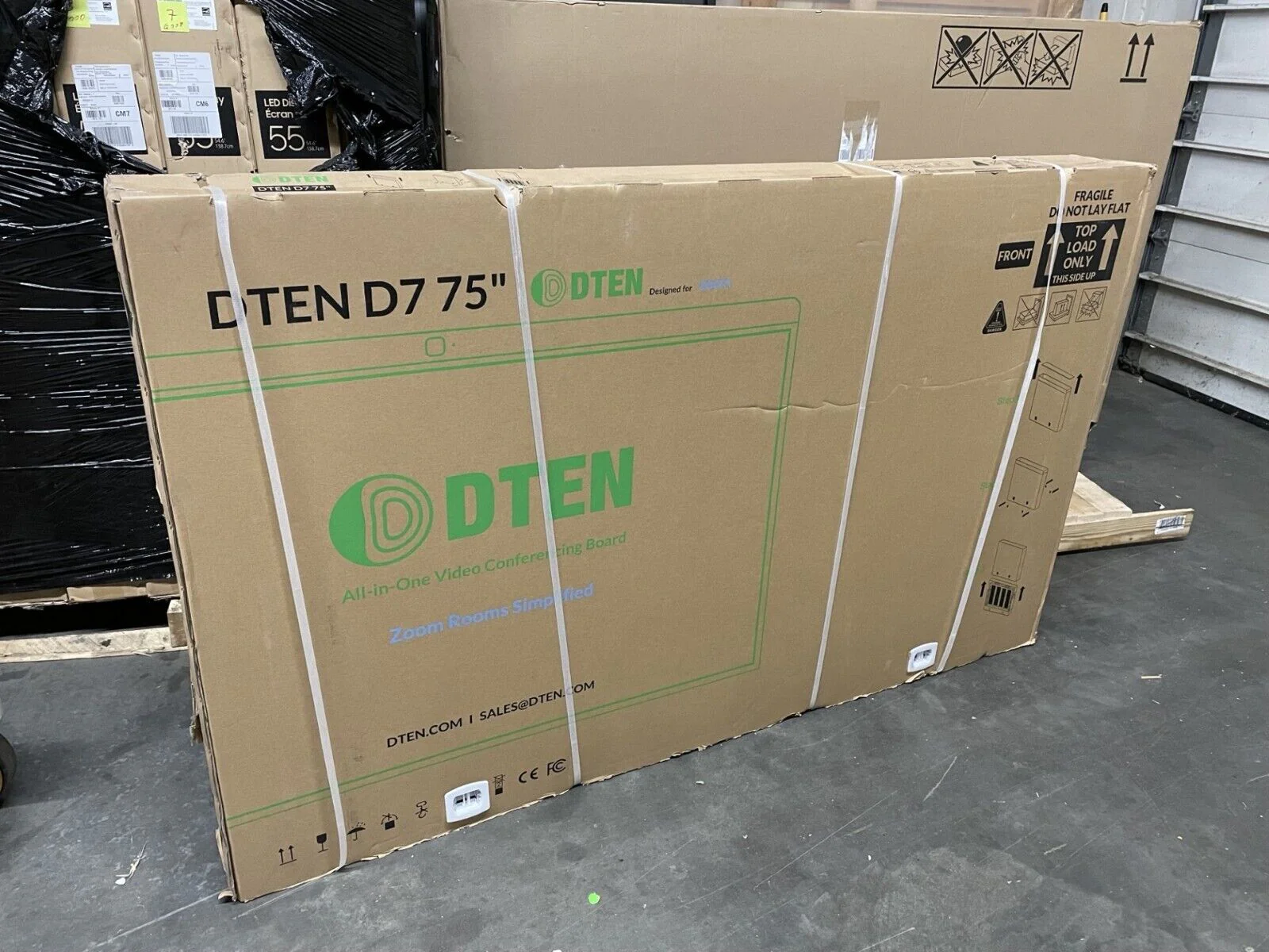 DTEN D7 75" All-In-One Interactive Electronic Whiteboard 4K Monitor Display Zoom - Image 3