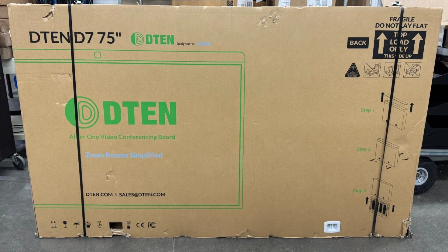 DTEN DB50475E D7 75" 4K UHD All-In-One Interactive Whiteboard Display - Image 2