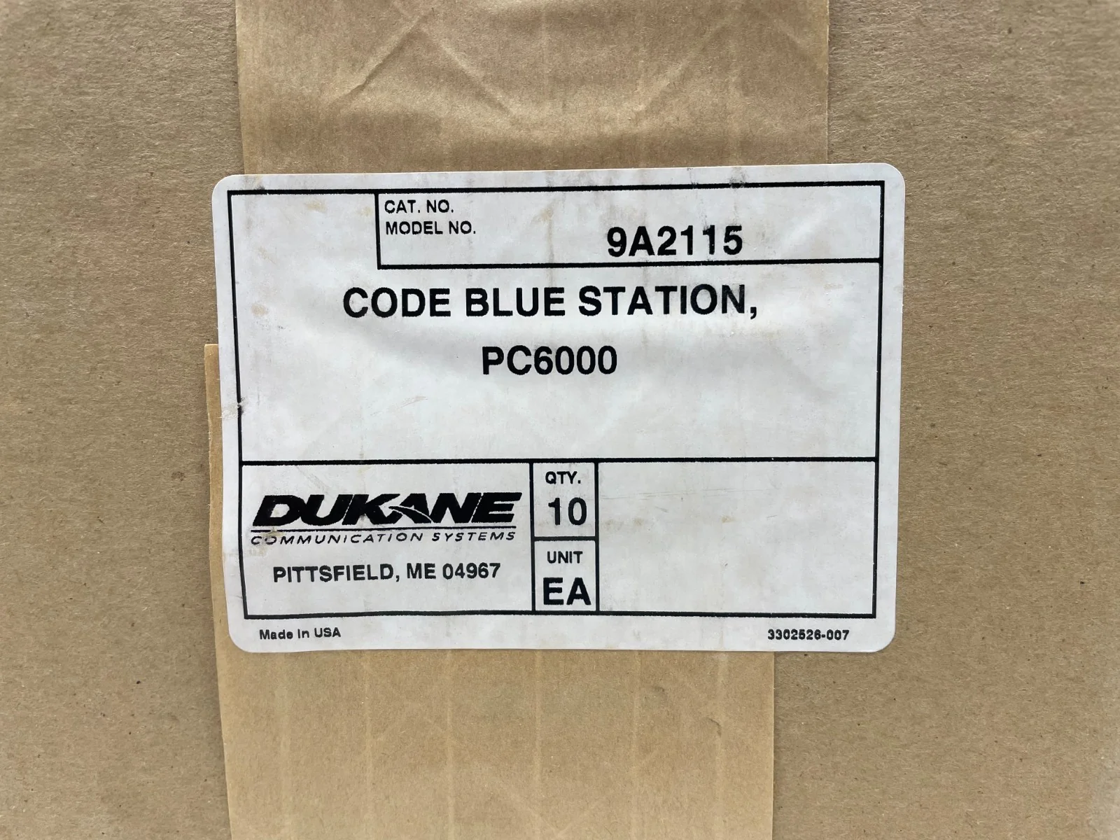 Dukane 9A2115 Code Blue Station Emergency Call Button, PC6000 (QTY. 10) - Image 2