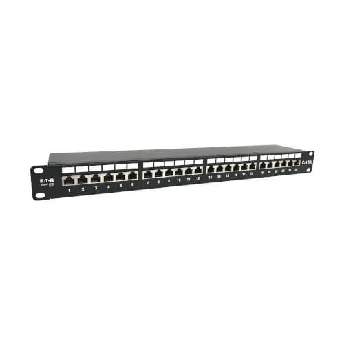 Eaton / Tripp-Lite N252-024-6A-SH High-Speed Cat6A Shielded 24-Port Patch Panel