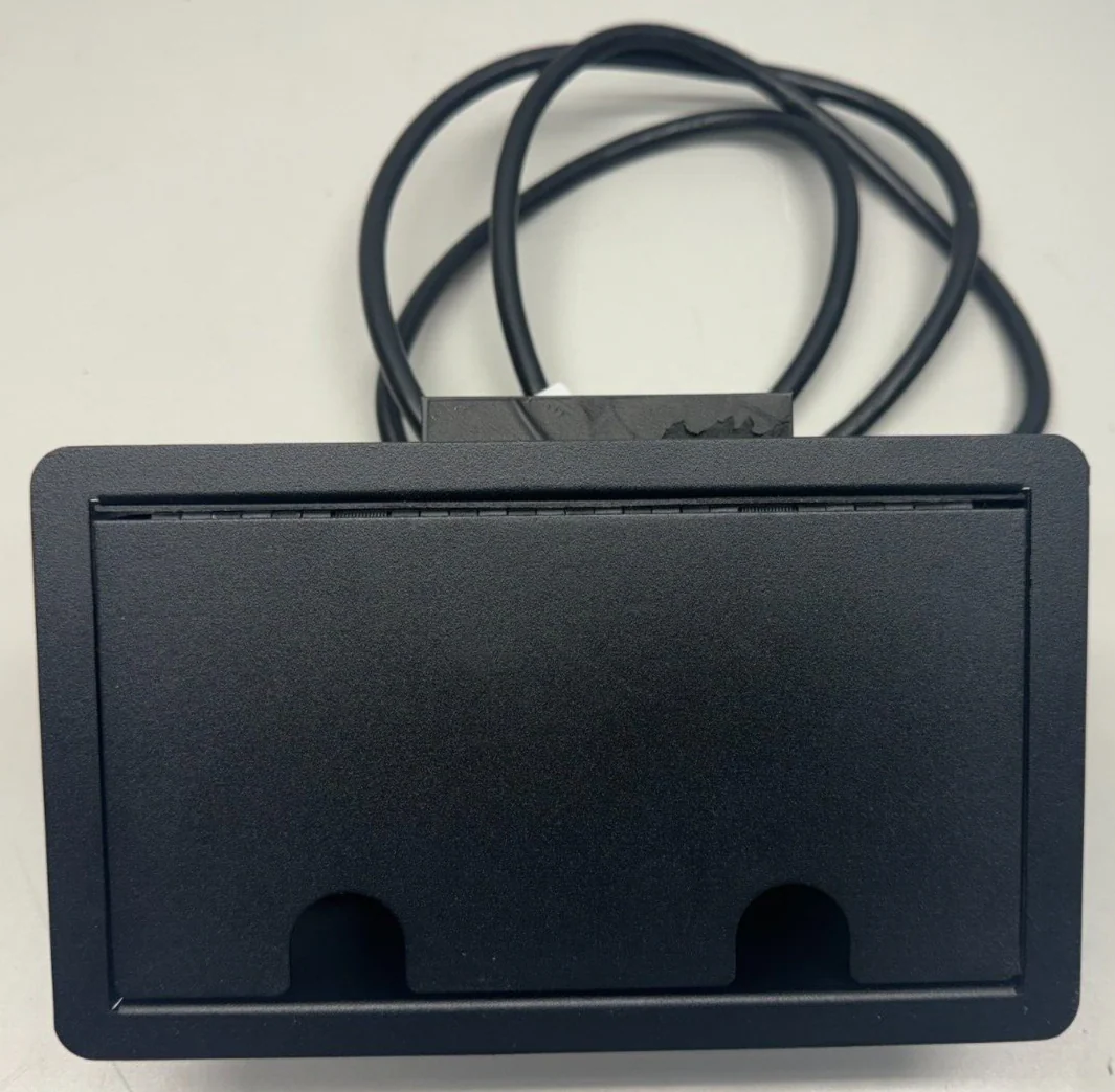 ECA Power Module, Interact w/Telecom Plate featuring 2x usb & 2x Ethernet Port - Image 3