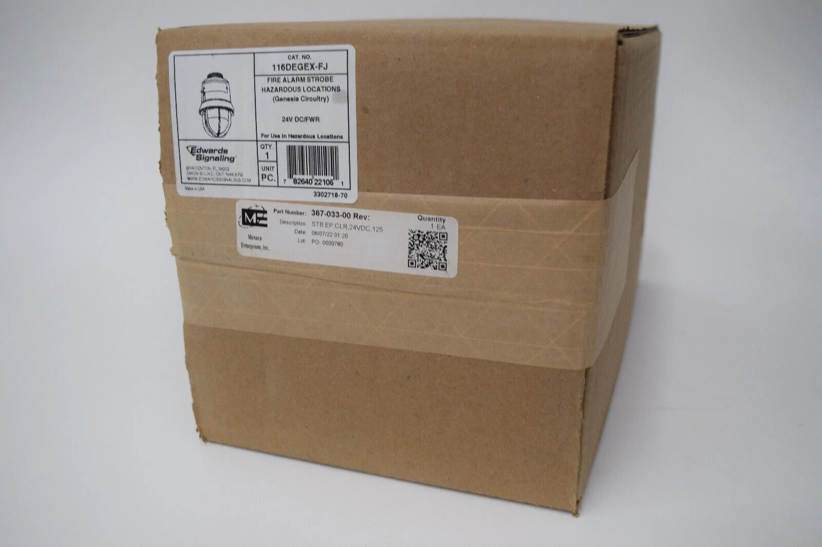 Edwards Signaling 116DEGEX-FJ 116 Fire Alarm Strobe Hazardous Locations Genesis - Image 2