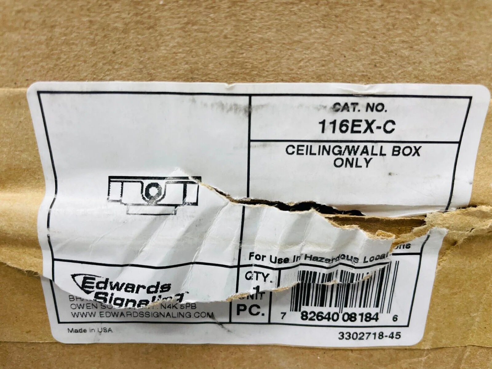 Edwards Signaling 116EX-C Ceiling/Wall Box - Image 3