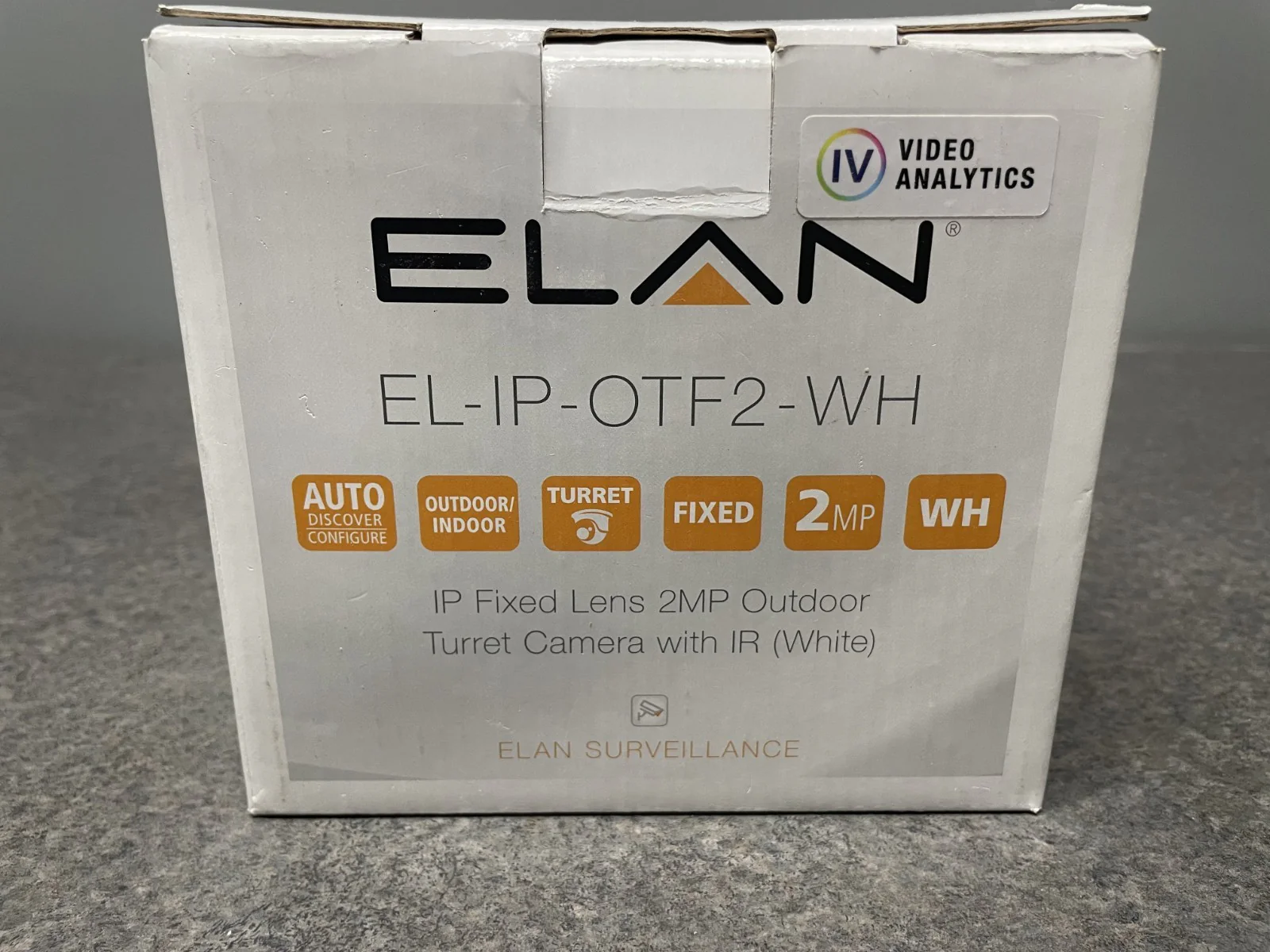 Elan EL-IP-OTF2-WH IP Fixed Lens 2MP Outdoor Turret Camera - Image 2