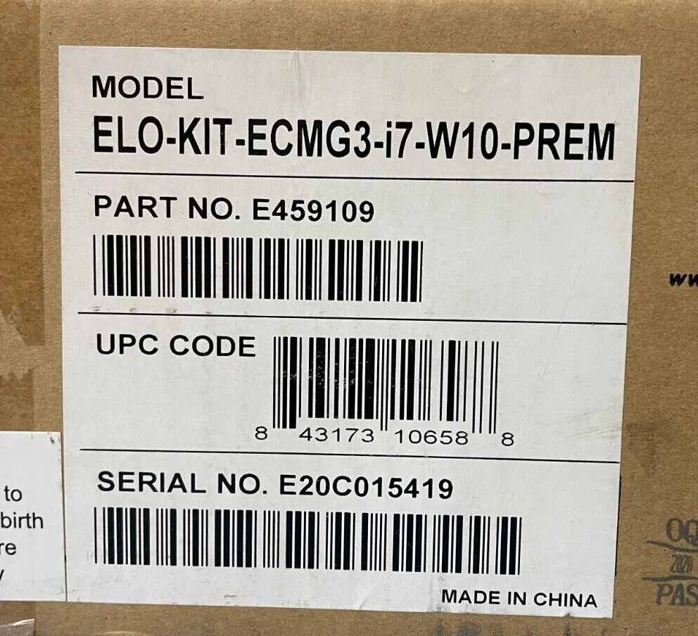 Elo E459109 Commercial-Grade Computer Module ECMG3 Kit w/ Intel i7 Windows 10 & - Image 2
