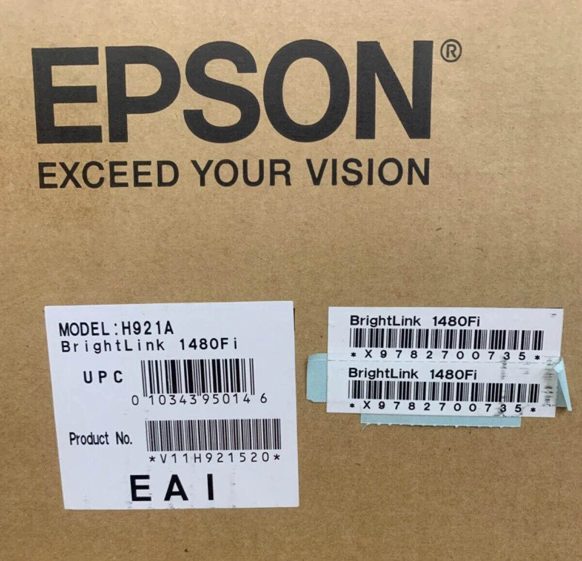 Epson BrightLink 1480Fi 5000-Lumen Ultra-Short Throw 3LCD Laser Projector /H921A - Image 2