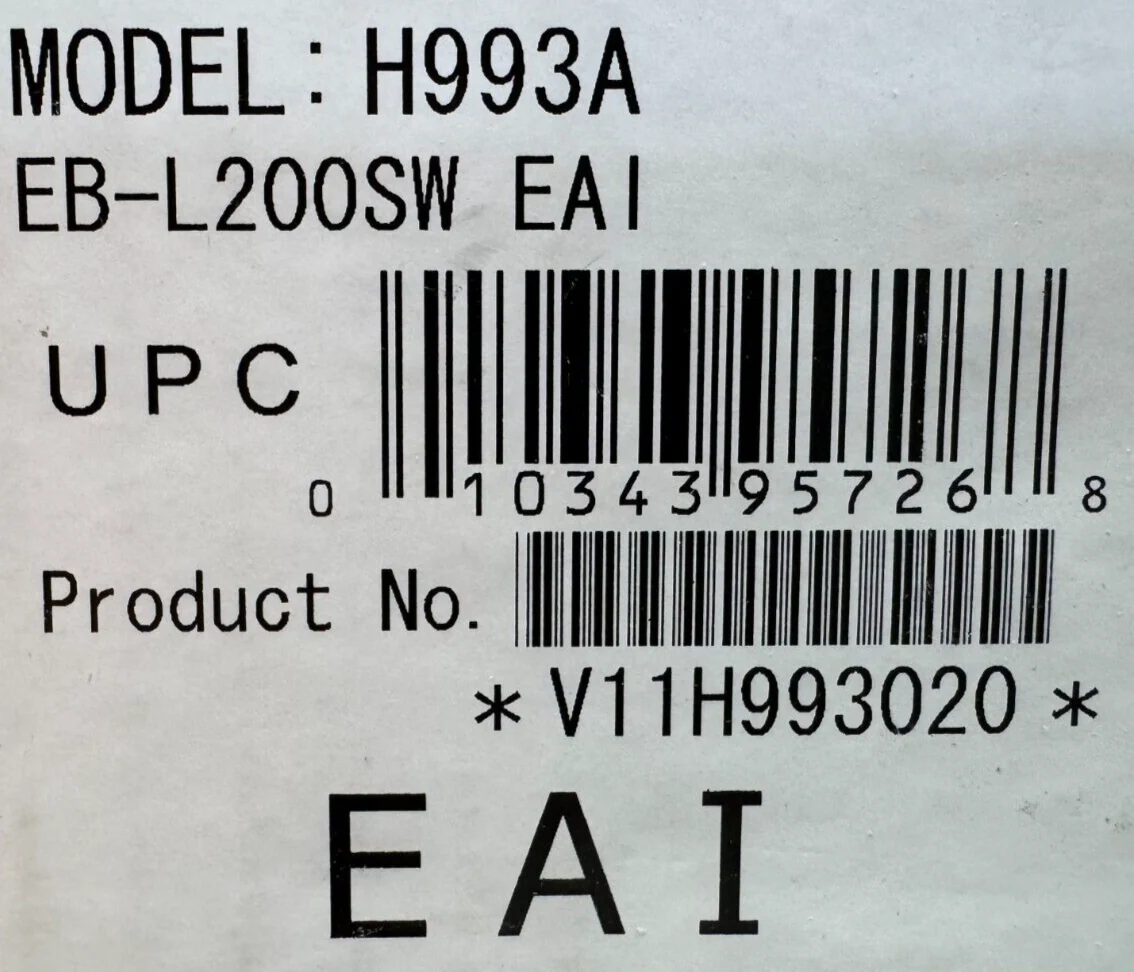 Epson H993A PowerLite L200SW Wireless WXGA 3LCD Short-throw Display V11H993020 - Image 5