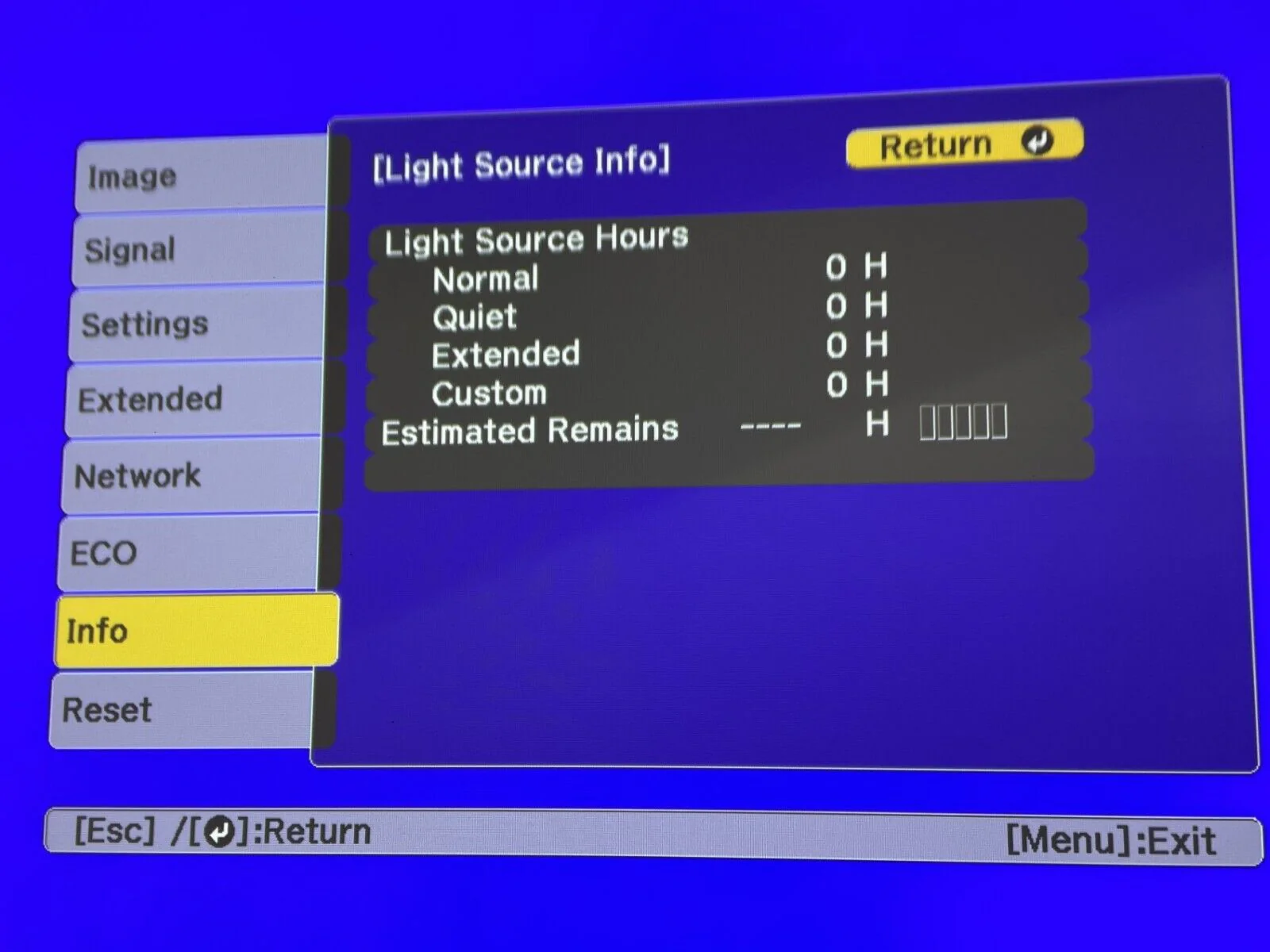 Epson PowerLite 700U 3LCD WUXGA Ultra-Short Throw Laser Projector - 0 Hours! - Image 7