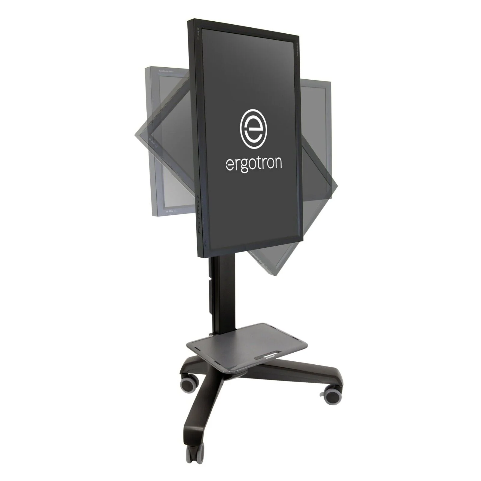 Ergotron 24-191-085 Neo-Flex Mobile MediaCenter Monitor/Display/TV Stand - Cart - Image 2