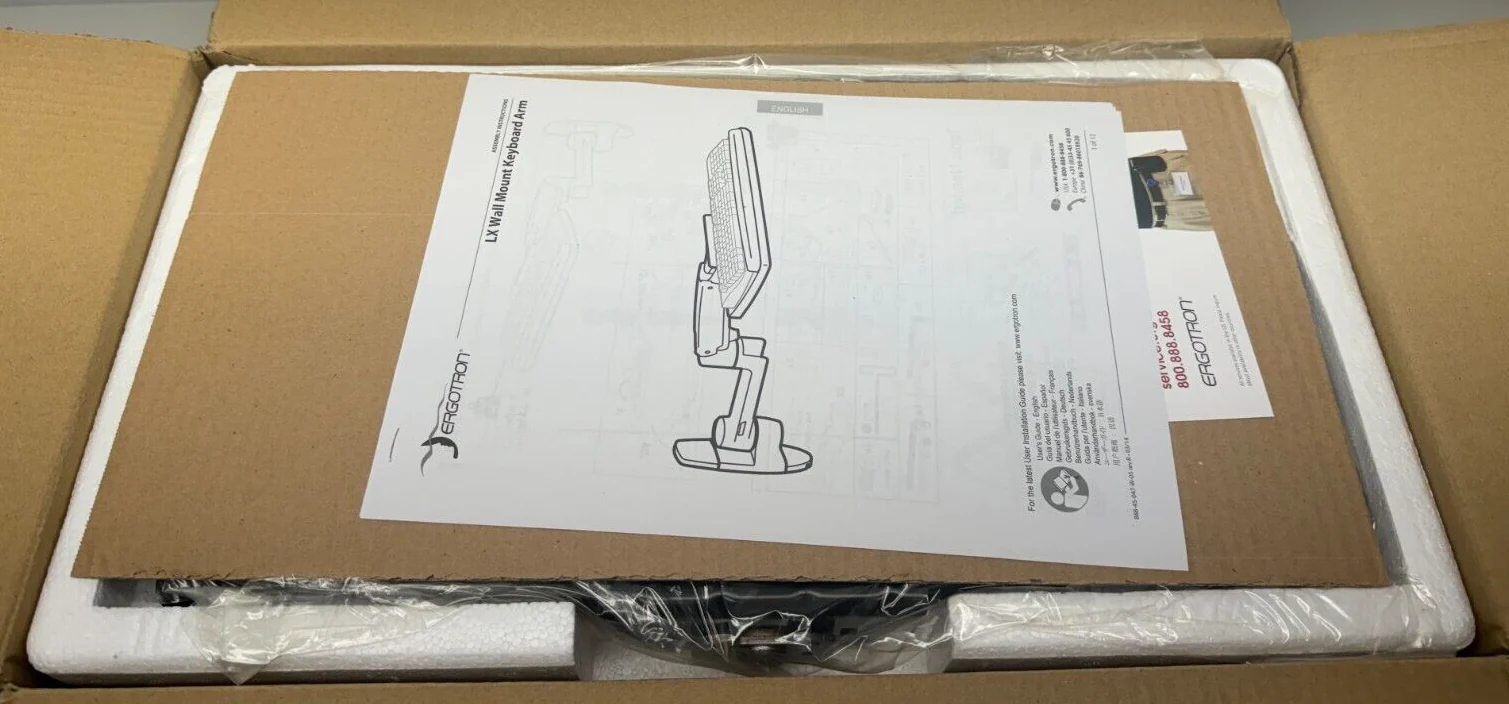 Ergotron 45-246-026 LX Keyboard Arm Wall Mount - Image 2