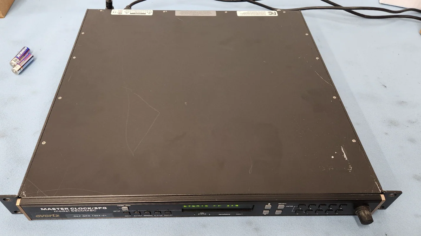 Evertz 5600MSC Master Sync Clock Generator / SPG - Image 7