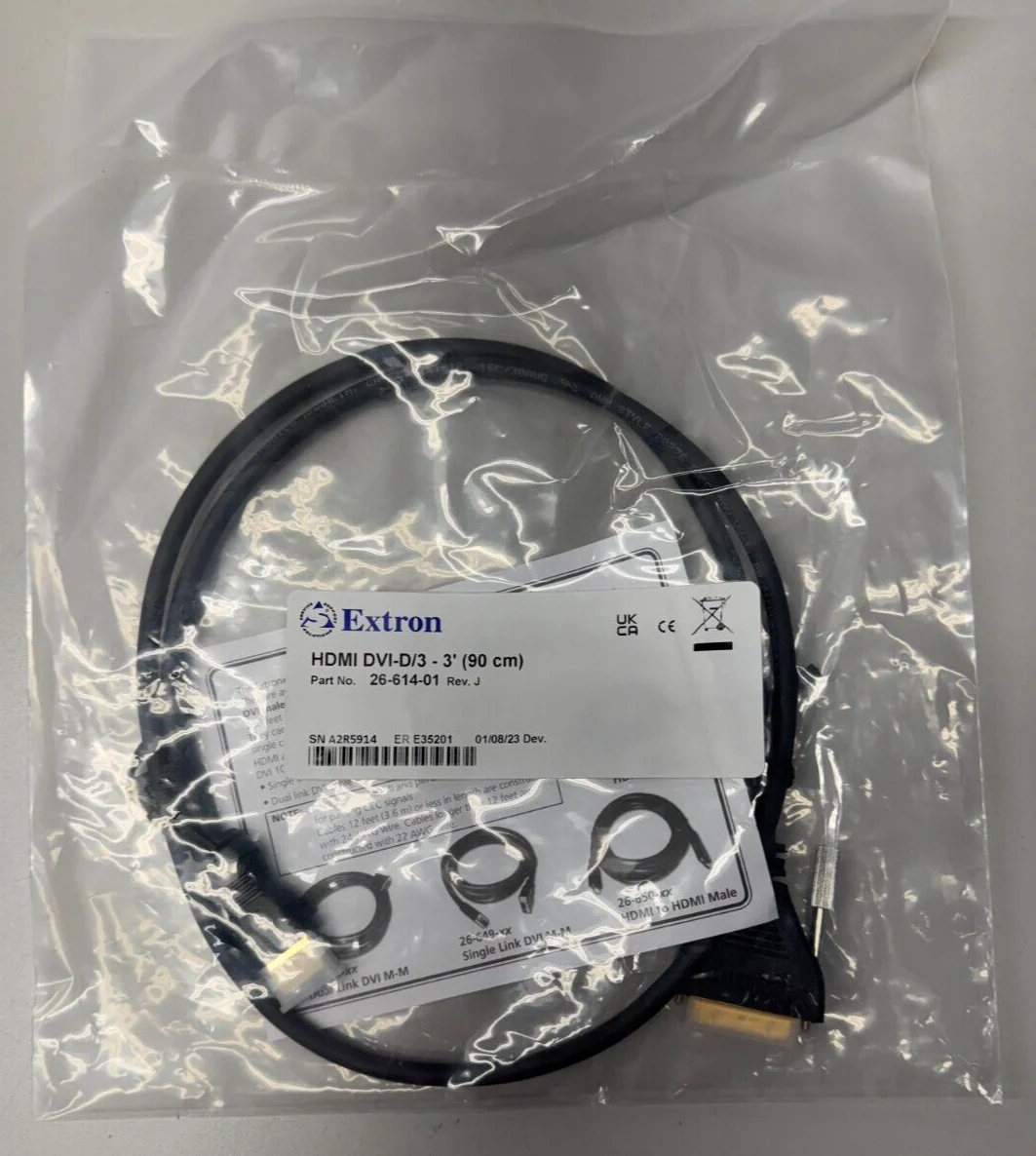 Extron 26-614-01 HDMI DVI-D/3 - 3' (90cm) Standard Speed Cables (LOT OF 25) - Image 2