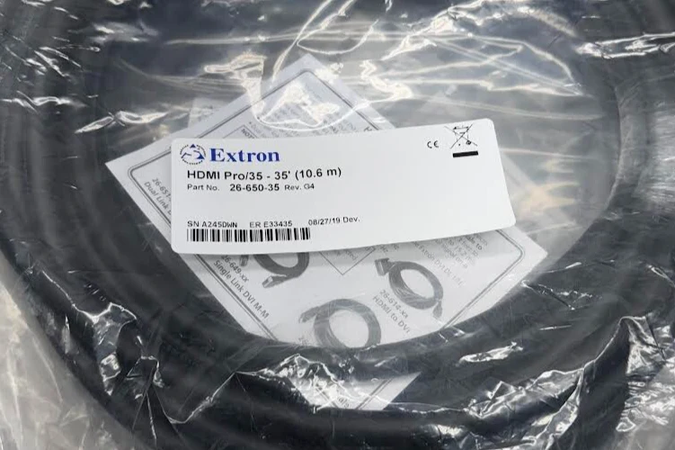 Extron 26-650-35 HDMI Premium High Speed HDMI Cable 35' LOT OF 3 - Image 3
