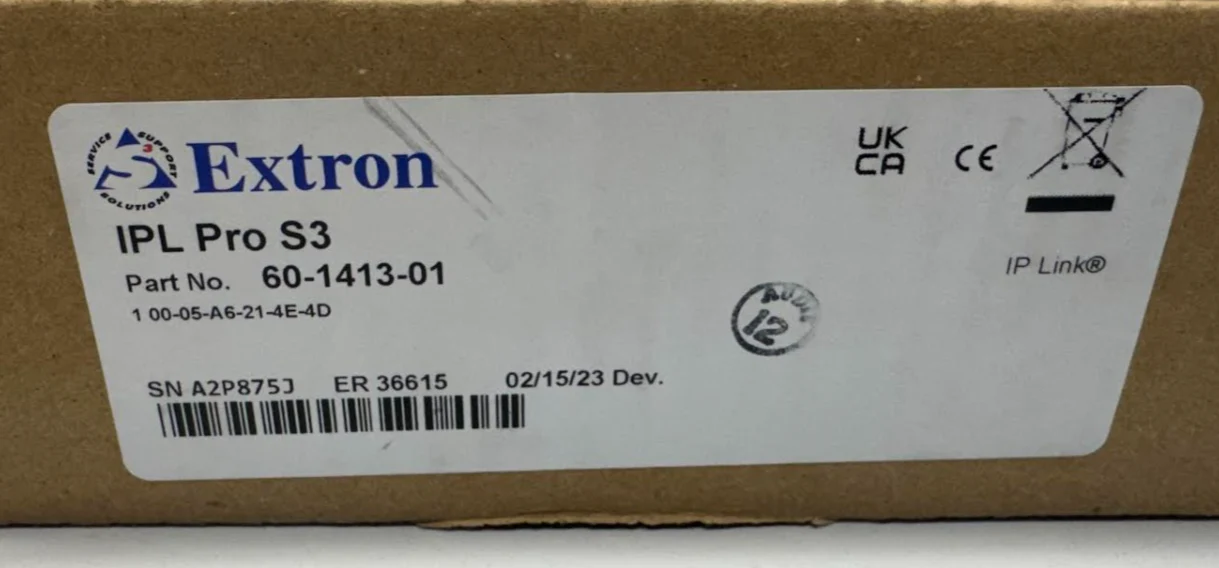 Extron 60-1413-01 IPL Pro S3 IP Link Pro Control Processor - Image 2