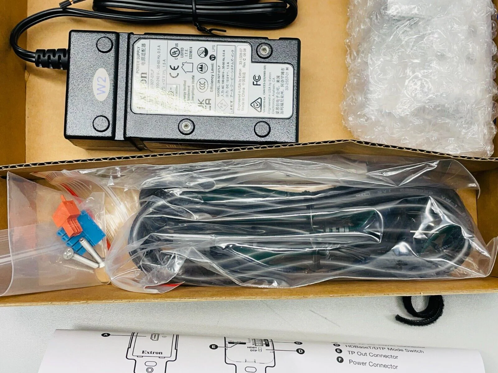 EXTRON 60-1741-53 DTP2 T 201 D White 4K/60 HDMI DTP2 Transmitter – Wall Plate - Image 4