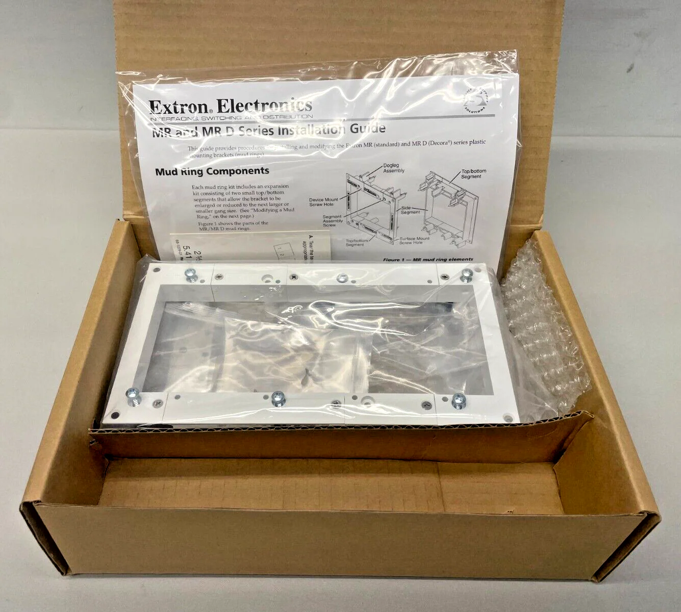 Extron 60-301-03 Four-Gang AV Connectivity Mounting Frame - Image 3