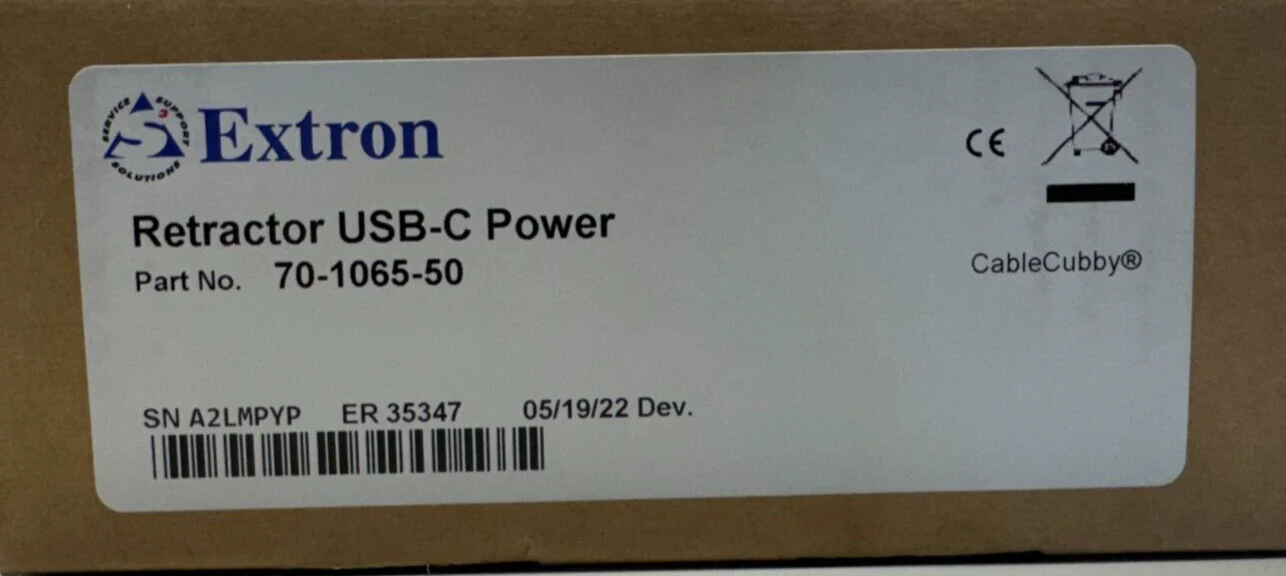 Extron 70-1065-50 Retractor USB C Power - Image 3