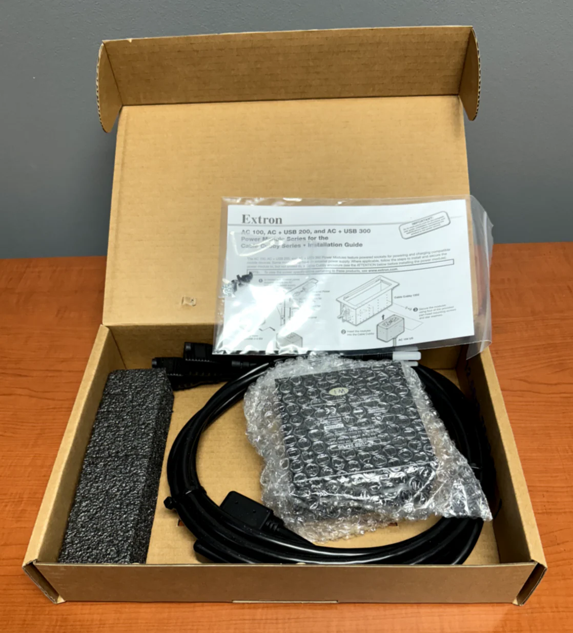 Extron AC+USB 244 US Cord Power Module for Cable Cubby Series 60-1890-01 - Image 3