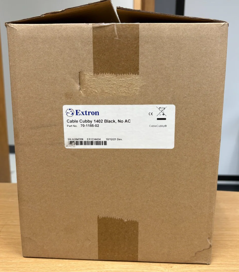Extron Cable Cubby 1402 Black, No AC | (P/N: 70-1185-02)