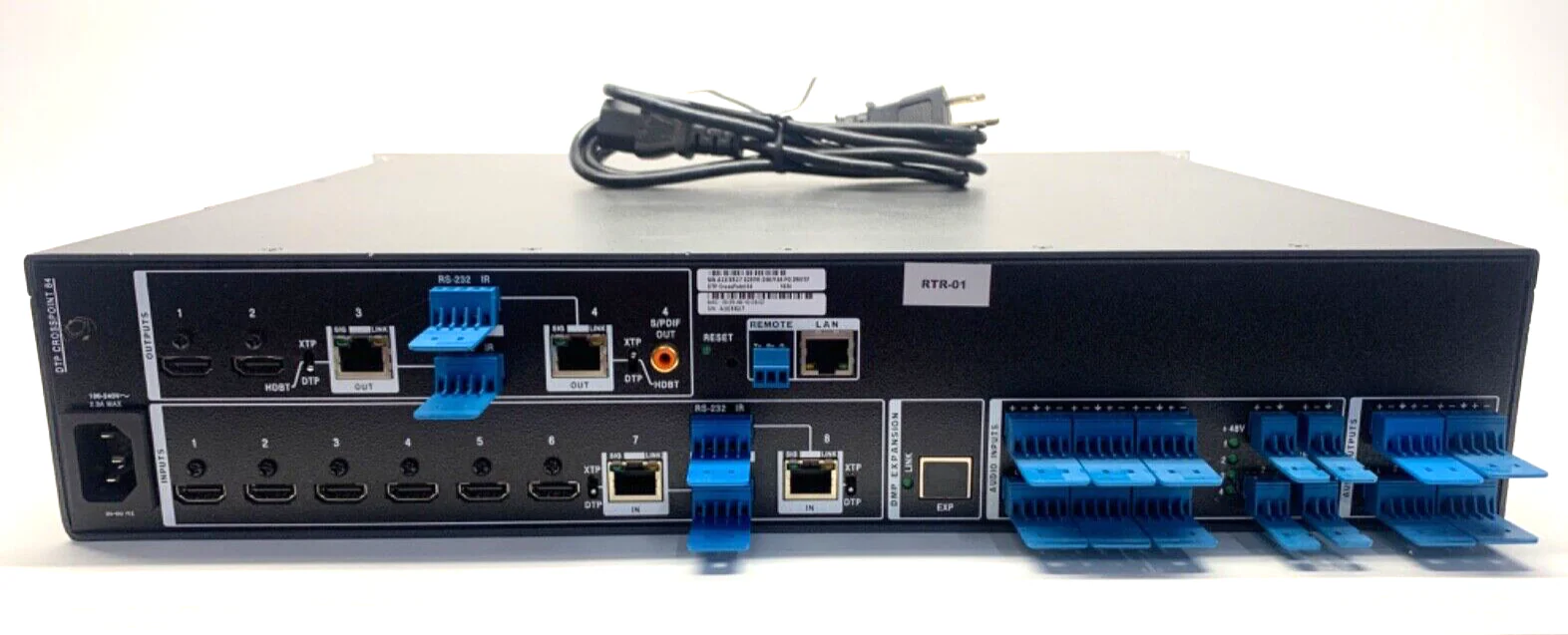 Extron DTP Crosspoint 84 Series Digital 8x4 Scaling Presentation Matrix - Image 2