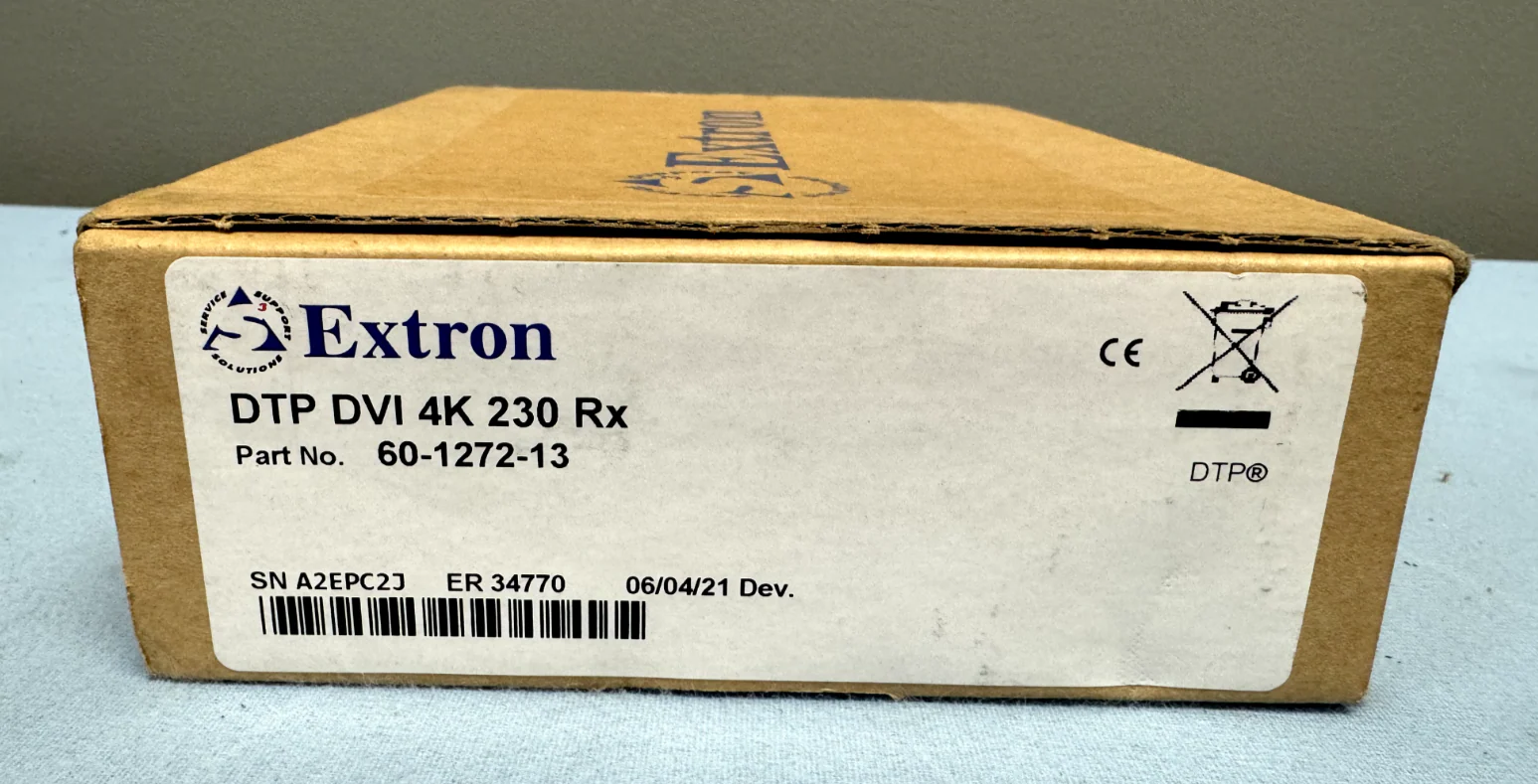 Extron DTP DVI 4K 230 Rx DTP Receiver for DVI 230 Feet 60-1272-13 NEW - Image 2