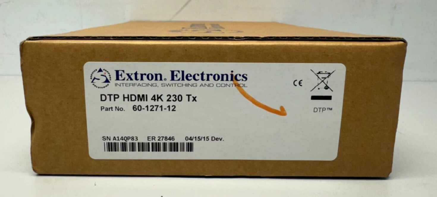 Extron DTP HDMI 4K 230 TX Transmitter 230 feet HDMI Signal 60-1271-12 - Image 2