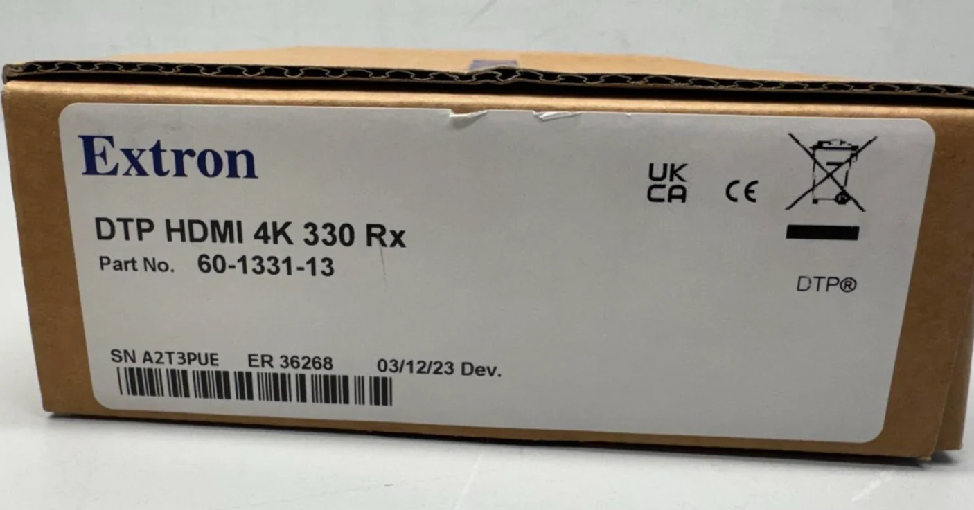 Extron DTP HDMI 4K 330 Rx Long Distance DTP Receiver for HDMI 60-1331-13 - Image 4