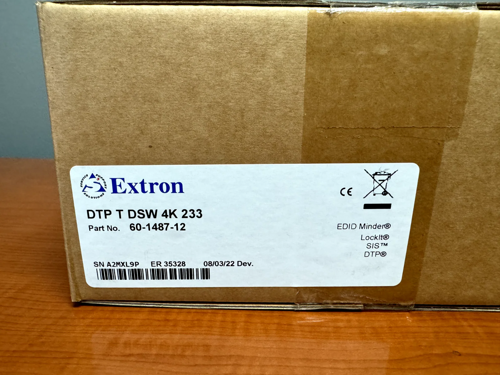 Extron DTP T DSW 4K 233 Three Input Multi-Format Switcher w/ DTP 60-1487-12 NEW - Image 2