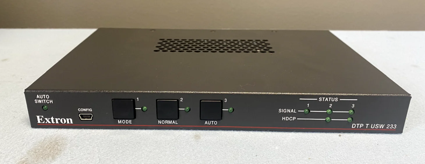Extron DTP T USW 233 3 Input Switcher w/ Integrated DTP Transmitter 60-1551-12 - Image 4