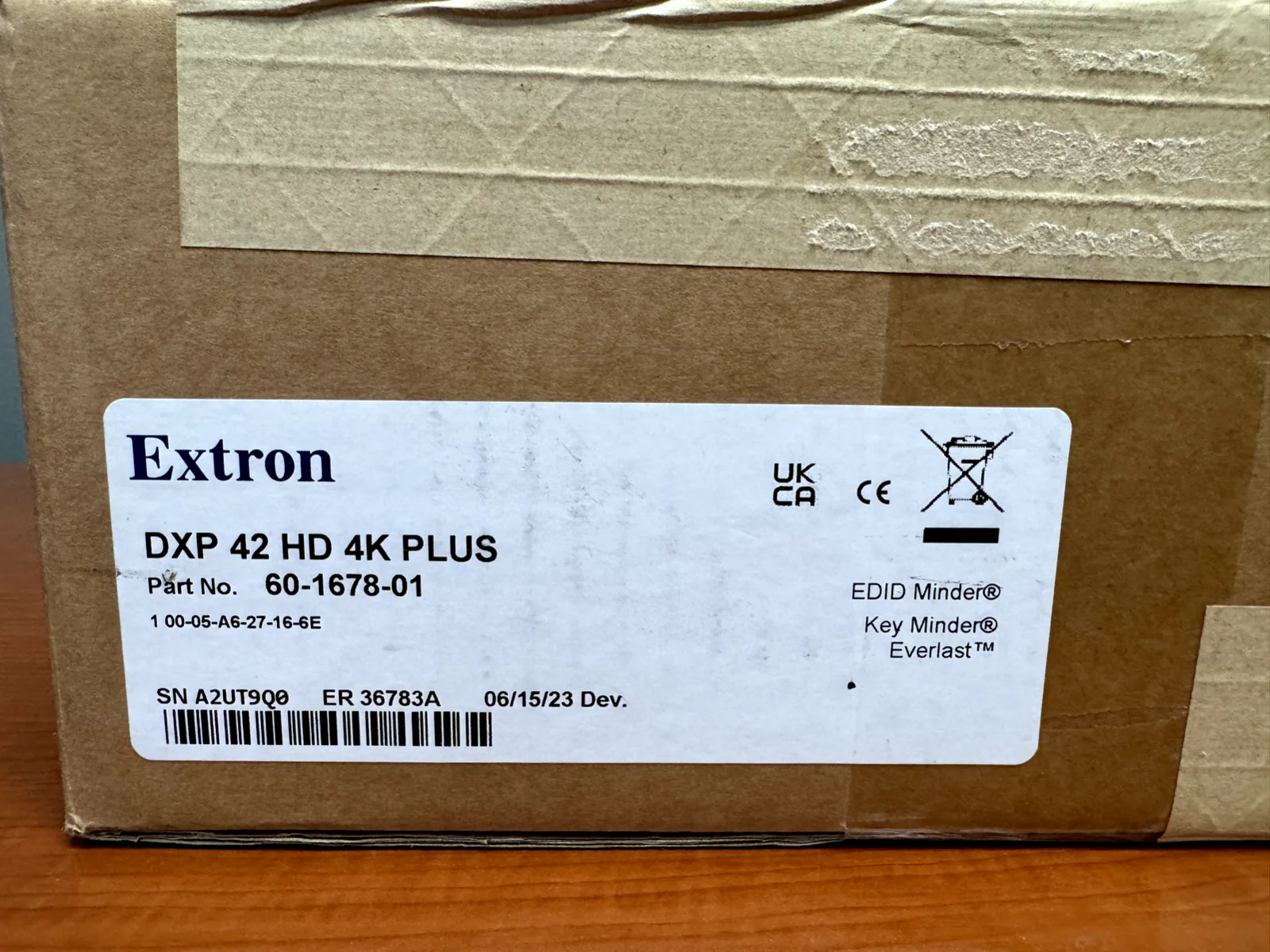 Extron DXP 42 HD 4K PLUS Matrix Switcher 4x2 4K/60 HDMI 2 Audio Outs 60-1678-01 - Image 2