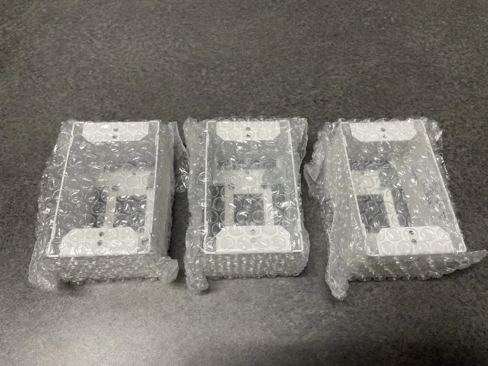 Extron EWB 101 One Gang White Backbox 60-1161-03 Lot of 3 - Image 2