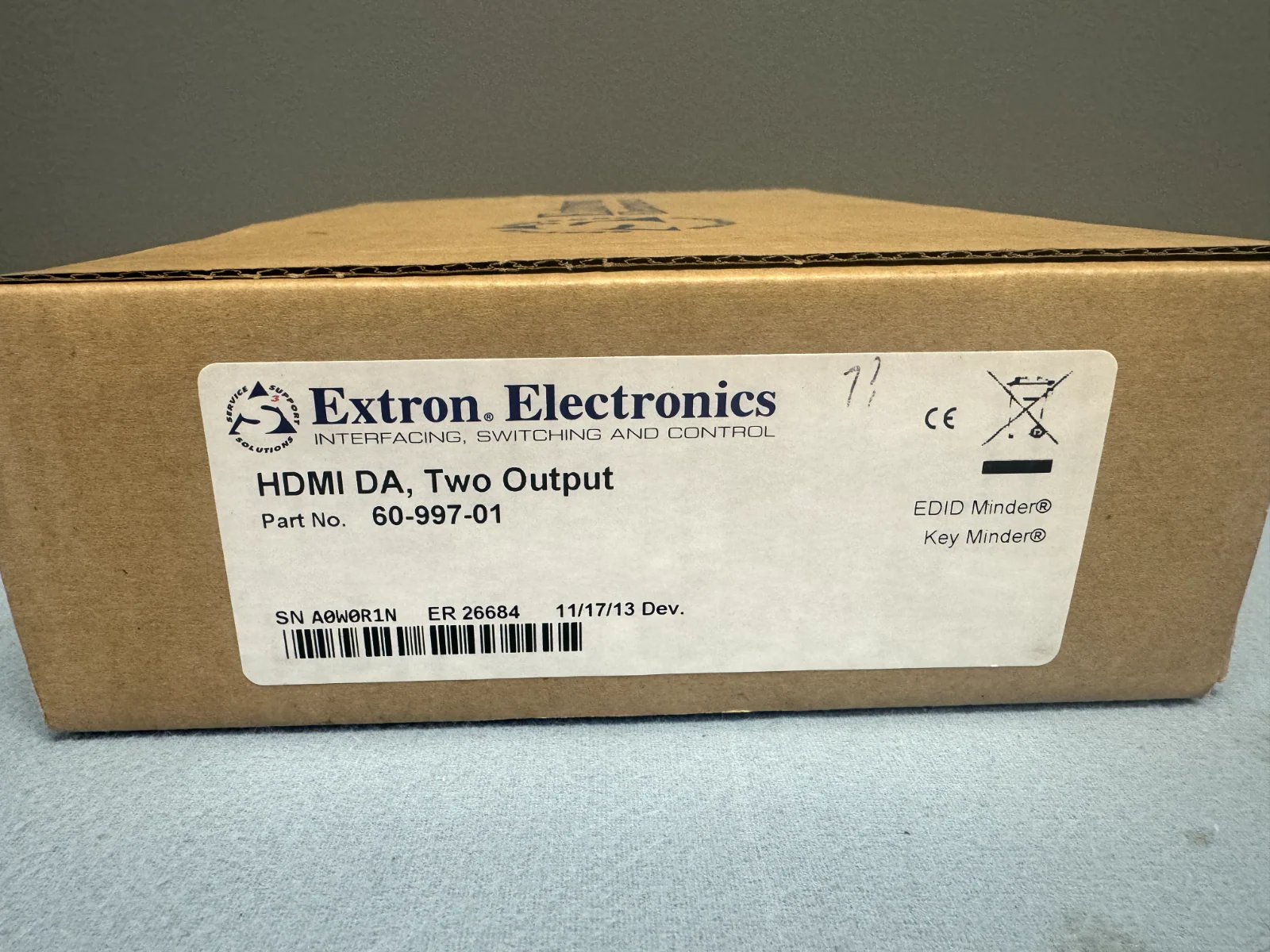 Extron HDMI DA, Two Inputs HDMI Distribution Amplifier 60-997-01 - Image 2