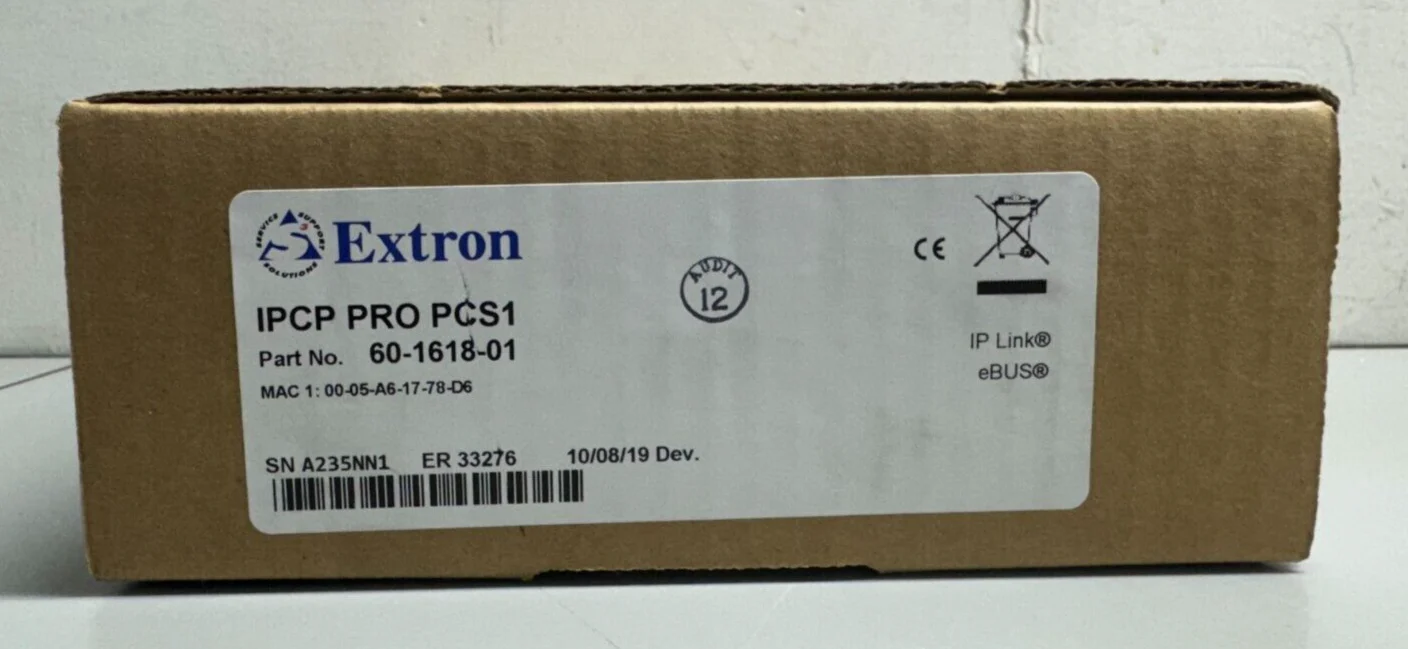 Extron IPCP PRO PCS1 IP Link Pro Power and Device Control Processor 60-1618-01 - Image 2