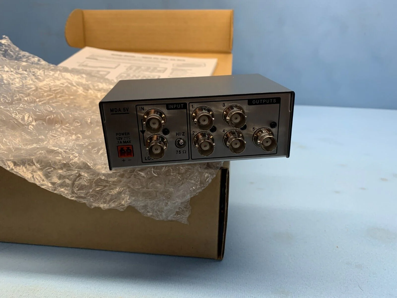 Extron MDA 5V (60-446-01) Five Output Composite Video Distribution Amplifier - Image 4