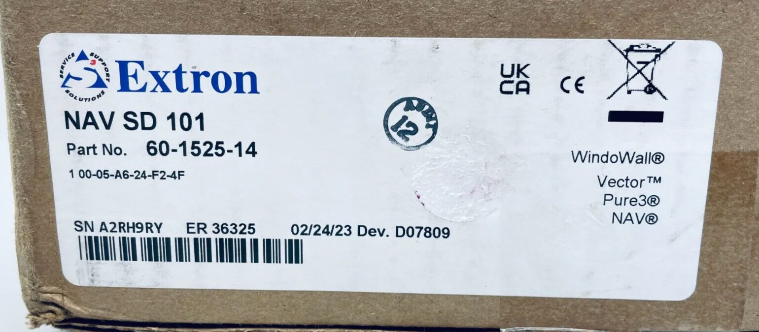 Extron NAV SD 101 1G Pro AV over IP Scaling Decoder - HDMI 60-1525-14 - Image 2