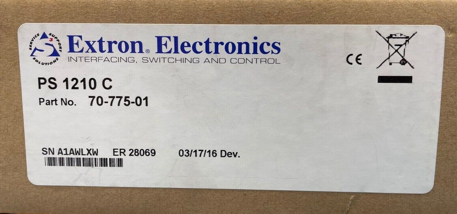 Extron PS 1210 C Desktop Power Supply 70-775-01 LOT OF 2 - Image 3