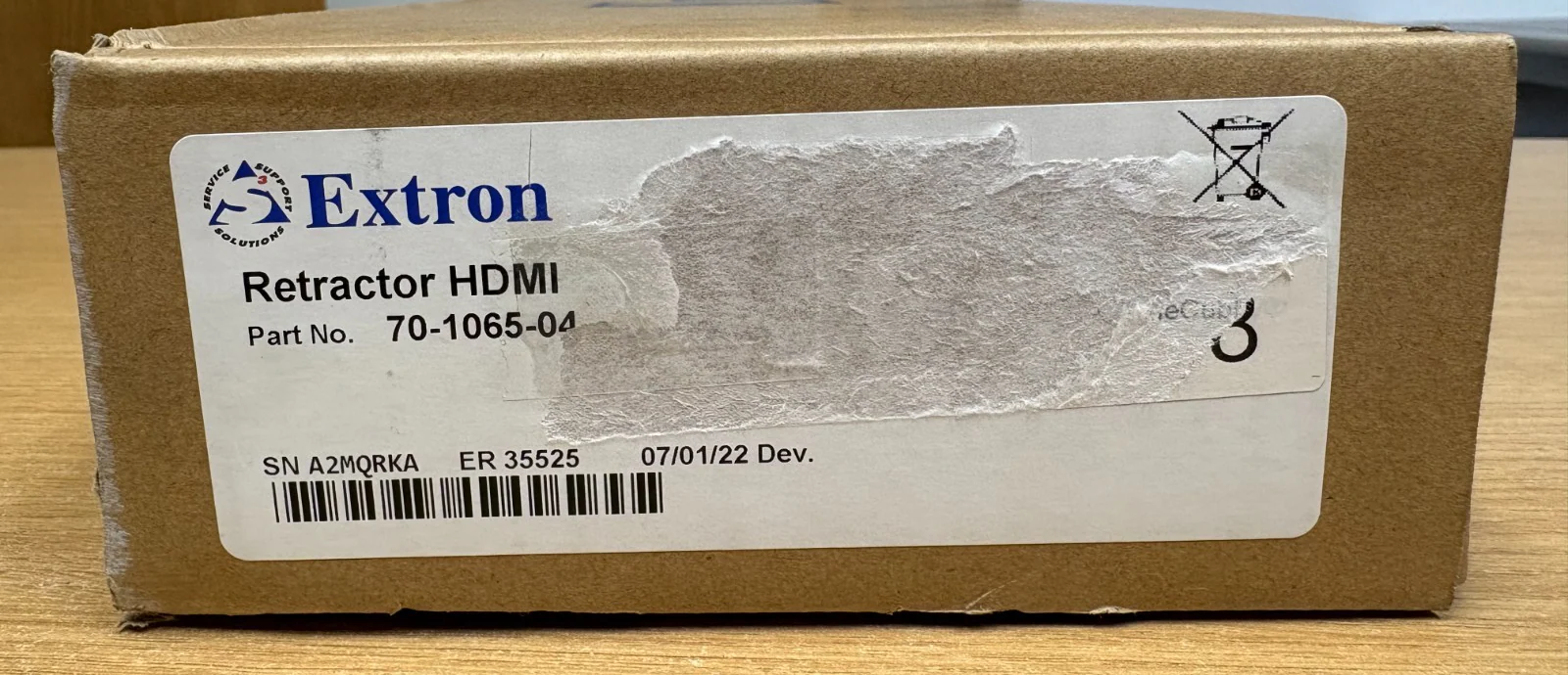 Extron Retractor HDMI Cable Retraction System (P/N: 70-1065-04)